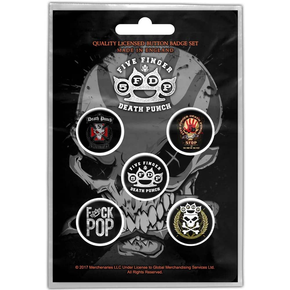 
                  
                    FIVE FINGER DEATH PUNCH - 5FDP / 5個セット
                  
                