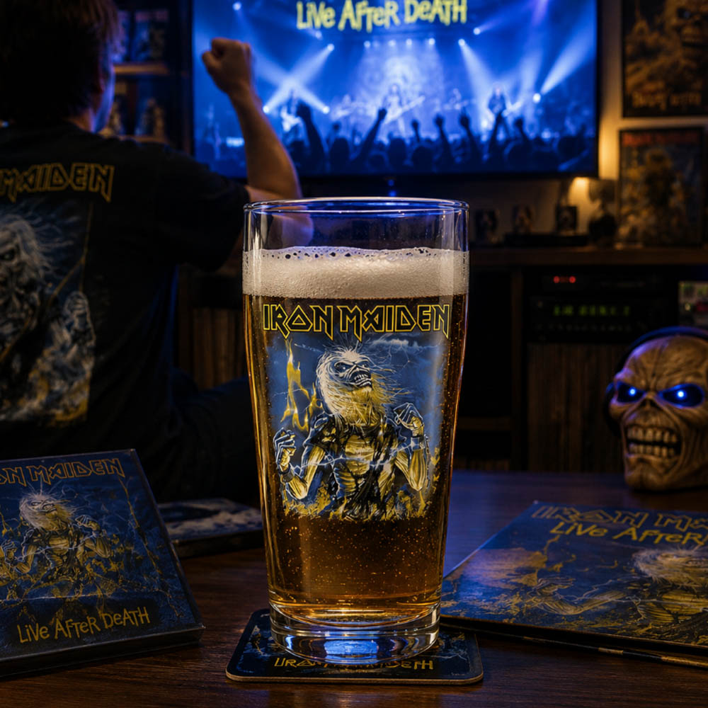 
                  
                    IRON MAIDEN アイアンメイデン (11月 来日 記念 ) - LIVE AFTER DEATH / 食器・グラス
                  
                