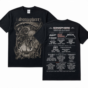 IRON MAIDEN - (11月 来日 記念 ) - Sonisphere UK 2014 Official Festival T-Shirt (Limited Edition) / バックプリントあり