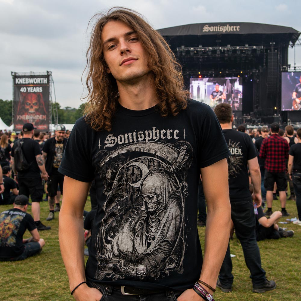 
                  
                    【予約商品】 IRON MAIDEN アイアンメイデン (11月 来日 記念 ) - Sonisphere UK 2014 Official Festival T-Shirt (Limited Edition) / バックプリントあり / Tシャツ / メンズ
                  
                