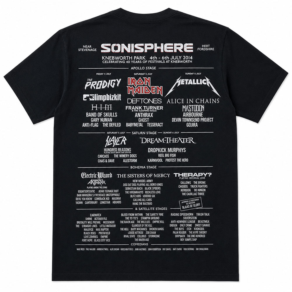 
                  
                    【予約商品】 IRON MAIDEN アイアンメイデン (11月 来日 記念 ) - Sonisphere UK 2014 Official Festival T-Shirt (Limited Edition) / バックプリントあり / Tシャツ / メンズ
                  
                