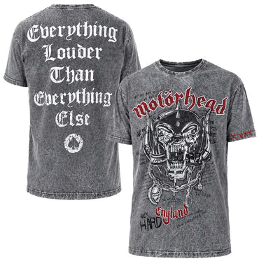 MOTORHEAD - Quotes Rex Arena Acero / 暗闇で光る / パッチ加工 / バックプリントあり