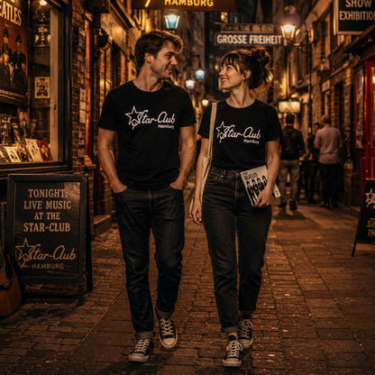 【予約商品】 THE BEATLES ビートルズ (来日 60周年 ) - Star Club, Hamburg / Logo / Tシャツ / メンズ