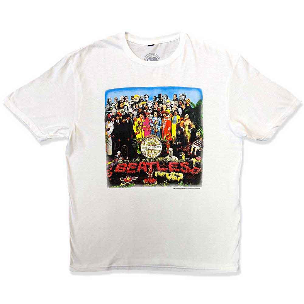 【予約商品】 THE BEATLES ビートルズ (来日 60周年 ) - Vintage Sgt Pepper / バックプリントあり / Tシャツ / メンズ