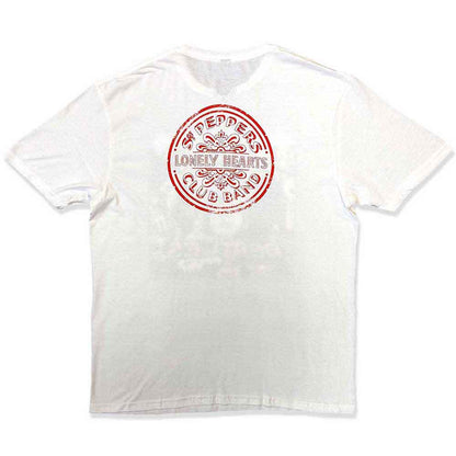 【予約商品】 THE BEATLES ビートルズ (来日 60周年 ) - Vintage Sgt Pepper / バックプリントあり / Tシャツ / メンズ