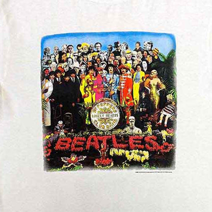 【予約商品】 THE BEATLES ビートルズ (来日 60周年 ) - Vintage Sgt Pepper / バックプリントあり / Tシャツ / メンズ