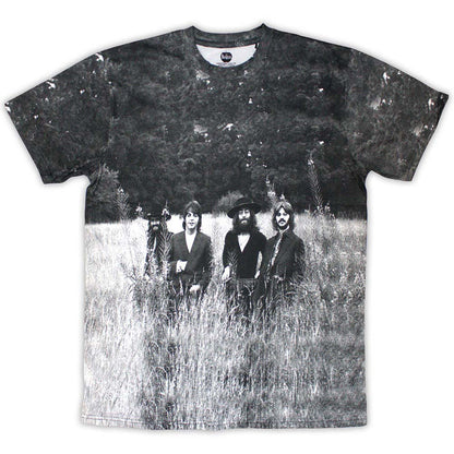 【予約商品】 THE BEATLES ビートルズ (来日 60周年 ) - Tittenhurst Park Field / バックプリントあり / All Over Print / Tシャツ / メンズ