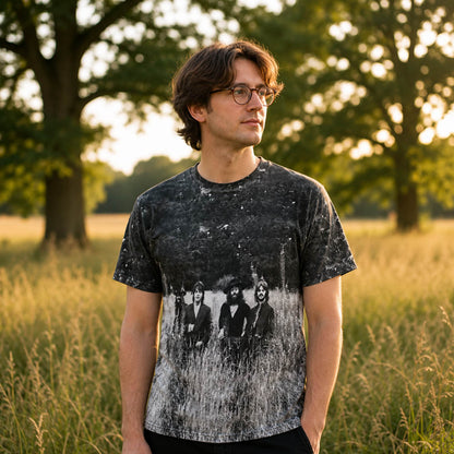 【予約商品】 THE BEATLES ビートルズ (来日 60周年 ) - Tittenhurst Park Field / バックプリントあり / All Over Print / Tシャツ / メンズ