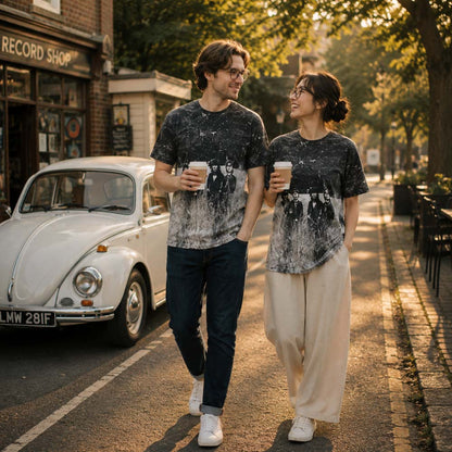 【予約商品】 THE BEATLES ビートルズ (来日 60周年 ) - Tittenhurst Park Field / バックプリントあり / All Over Print / Tシャツ / メンズ
