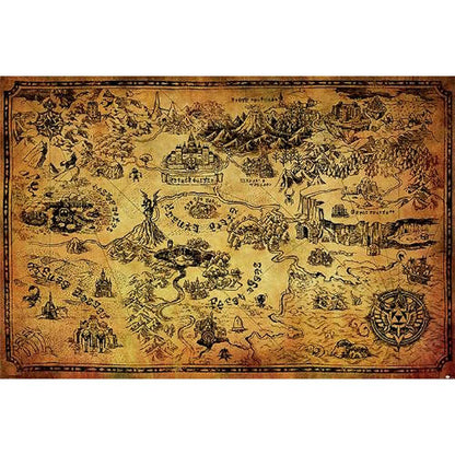 THE LEGEND OF ZELDA - (40周年 ) - HYRULE MAP