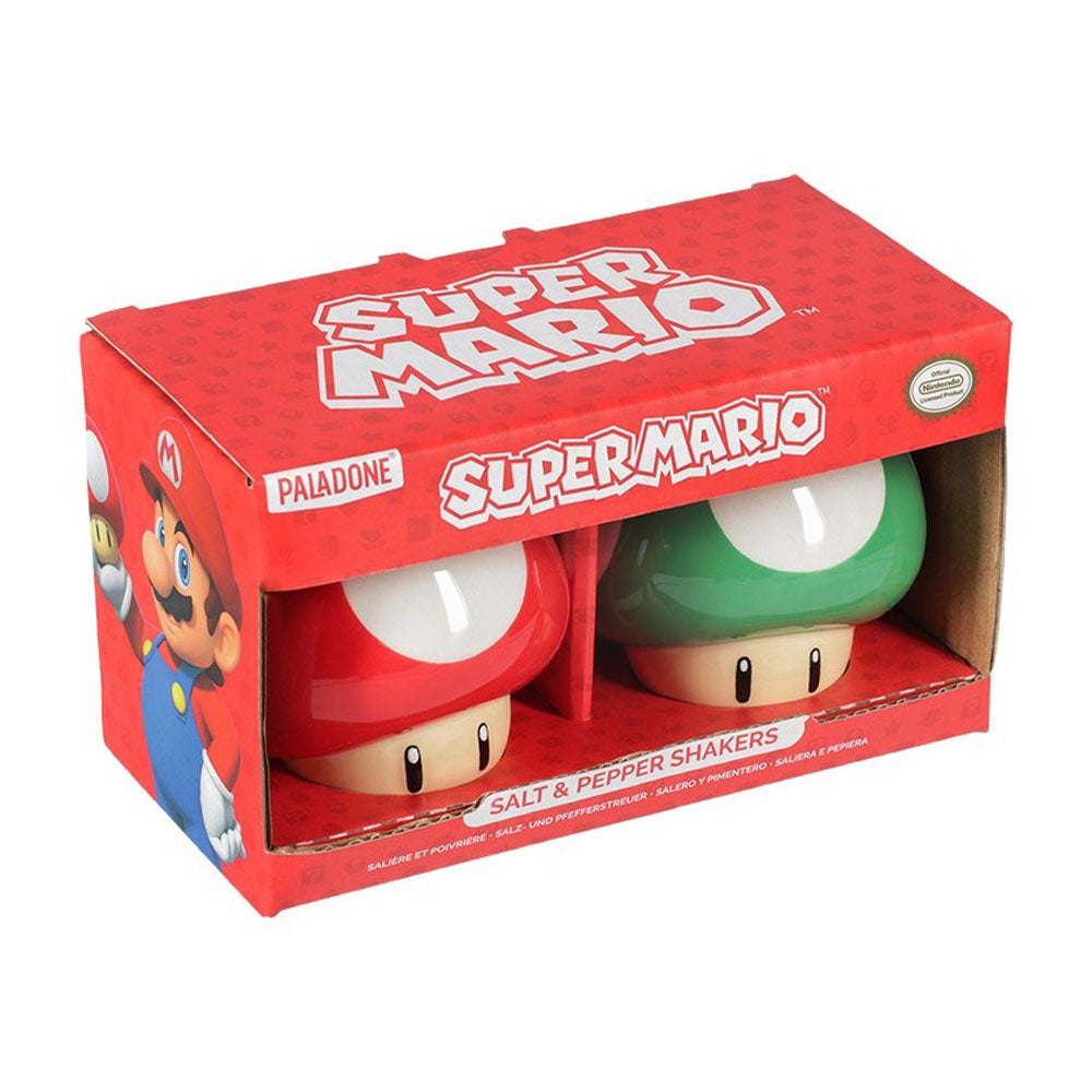 
                  
                    SUPER MARIO スーパーマリオ (4月24日 公開 ) - Super Mushroom Salt & Pepper Shakers / セット / キッチン用品
                  
                