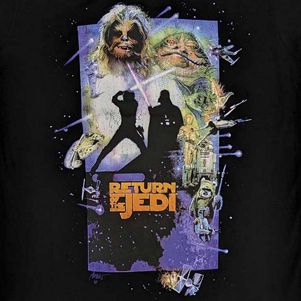 
                  
                    STAR WARS スターウォーズ (マンダロリアン・アンド・グローグー 5月22日 公開 ) - Return Of The Jedi Poster / Tシャツ / メンズ
                  
                