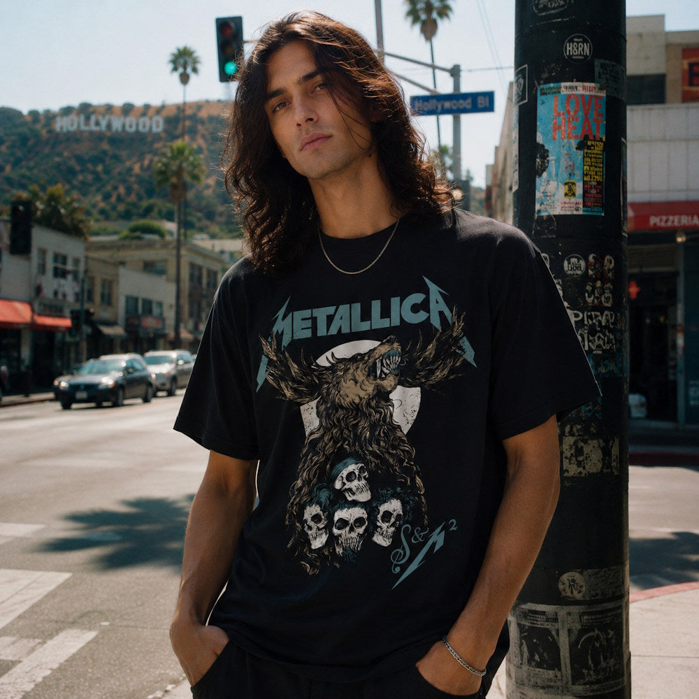 
                  
                    METALLICA メタリカ (結成 45周年 ) - S&M2 MOOSE SKULL / Tシャツ / メンズ
                  
                