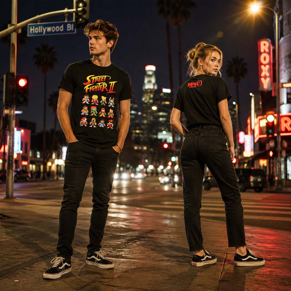
                  
                    STREET FIGHTER ストリートファイター - STREET FIGHTER II 8 BIT ICON / Tシャツ / メンズ
                  
                