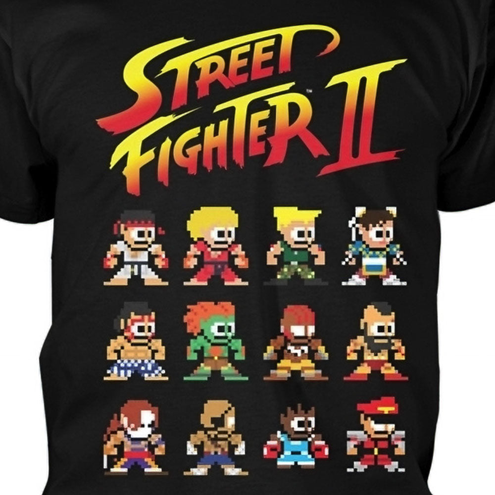 
                  
                    STREET FIGHTER ストリートファイター - STREET FIGHTER II 8 BIT ICON / Tシャツ / メンズ
                  
                