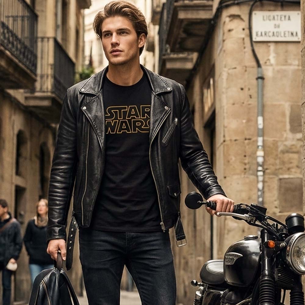 
                  
                    STAR WARS スターウォーズ (マンダロリアン・アンド・グローグー 5月22日 公開 ) - Logo Outline / Tシャツ / メンズ
                  
                