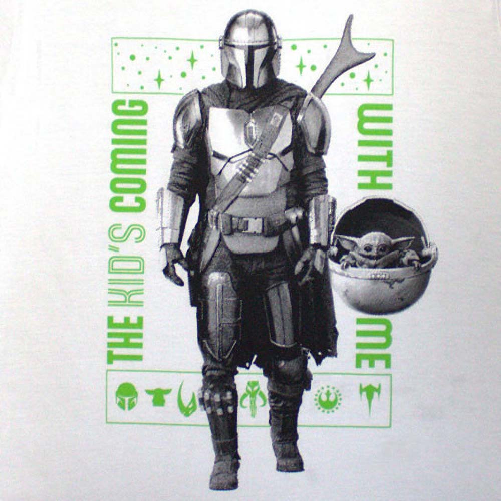 
                  
                    STAR WARS スターウォーズ (マンダロリアン・アンド・グローグー 5月22日 公開 ) - The Mandalorian Kid's Coming With Me / Tシャツ / メンズ
                  
                
