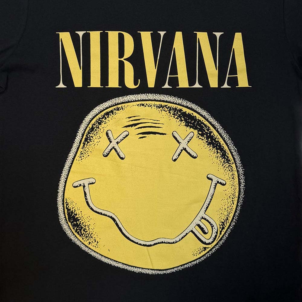 
                  
                    NIRVANA ニルヴァーナ (Nevermind 35周年 ) - Happy Face Infill Distressed / Premium Carbon / Tシャツ / メンズ
                  
                