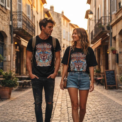 【予約商品】 VAN HALEN ヴァンヘイレン - World Tour / カーボンソフト加工 / Tシャツ / メンズ