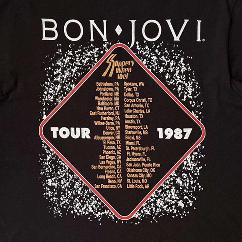 予約商品】 BON JOVI ボンジョヴィ - Slippery When Wet '87 / バック