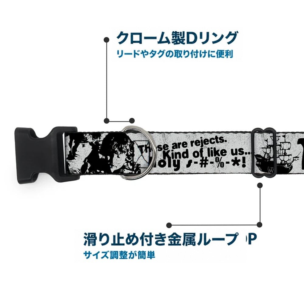 
                  
                    【予約商品】 GOONIES グーニーズ - Quotes and Icons / ドッグカラー / Mサイズ / 首輪 / ペット
                  
                