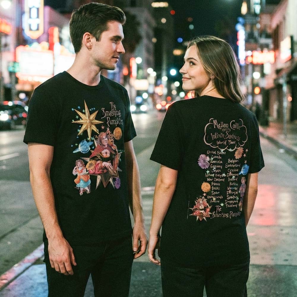 
                  
                    【予約商品】 SMASHING PUMPKINS スマッシングパンプキンズ - Celestial Collage / バックプリントあり / カーボンソフト加工 / Tシャツ / メンズ
                  
                