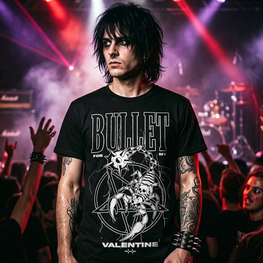 
                  
                    BULLET FOR MY VALENTINE ブレットフォーマイヴァレンタイン - Bullet / カーボンソフト加工 / Tシャツ / メンズ
                  
                
