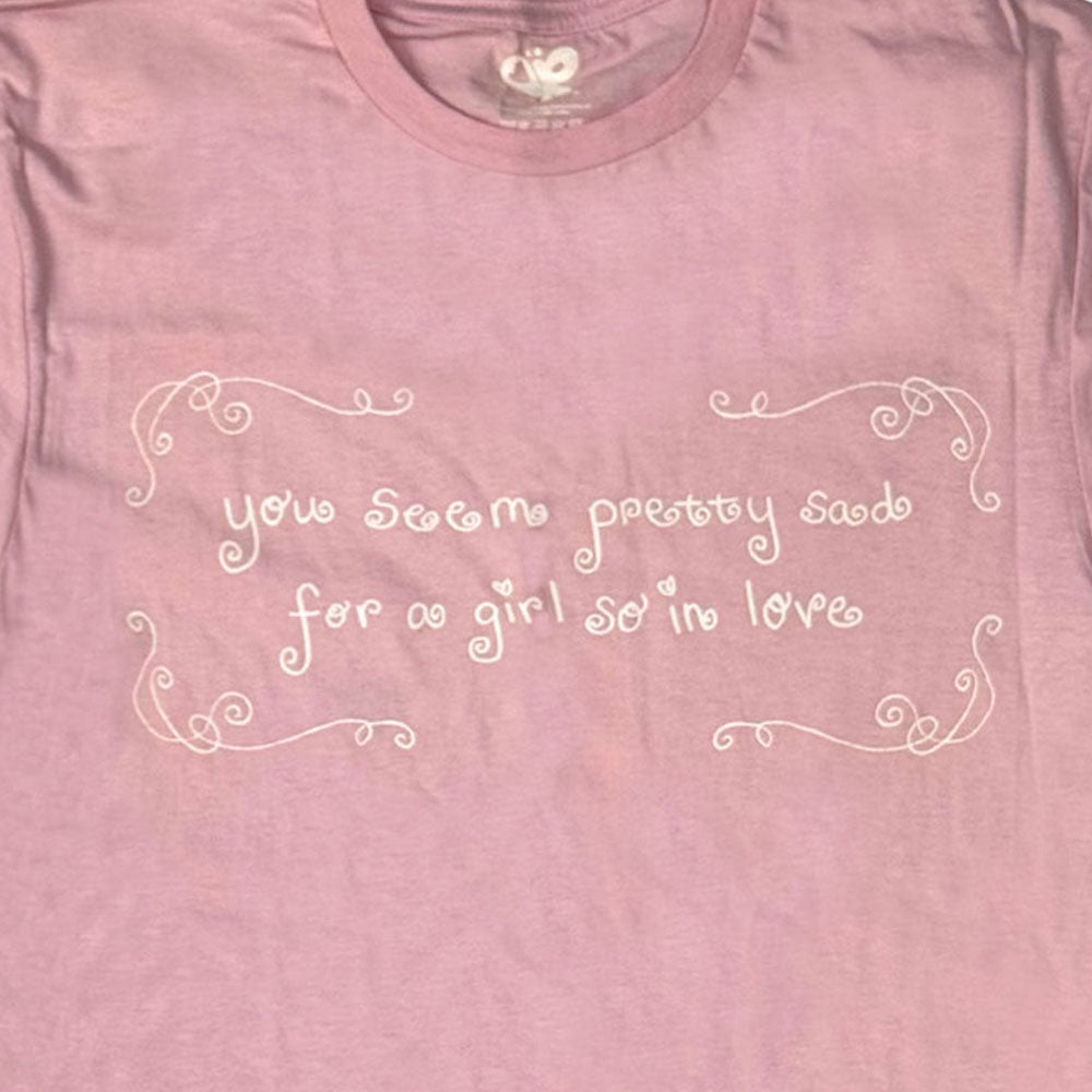 
                  
                    OLIVIA RODRIGO オリヴィアロドリゴ - You Seem Pretty Sad / バックプリントあり / Tシャツ / メンズ
                  
                