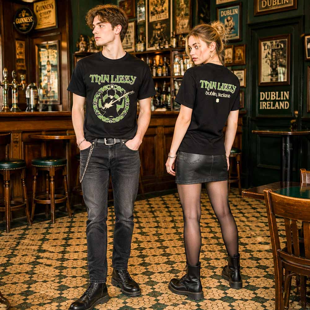 
                  
                    THIN LIZZY シンリジィ - Celtic Ring / バックプリントあり / Tシャツ / メンズ
                  
                