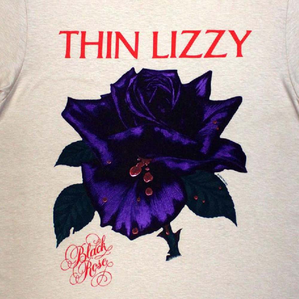 
                  
                    THIN LIZZY シンリジィ - Black Rose Tracklist / バックプリントあり / Tシャツ / メンズ
                  
                