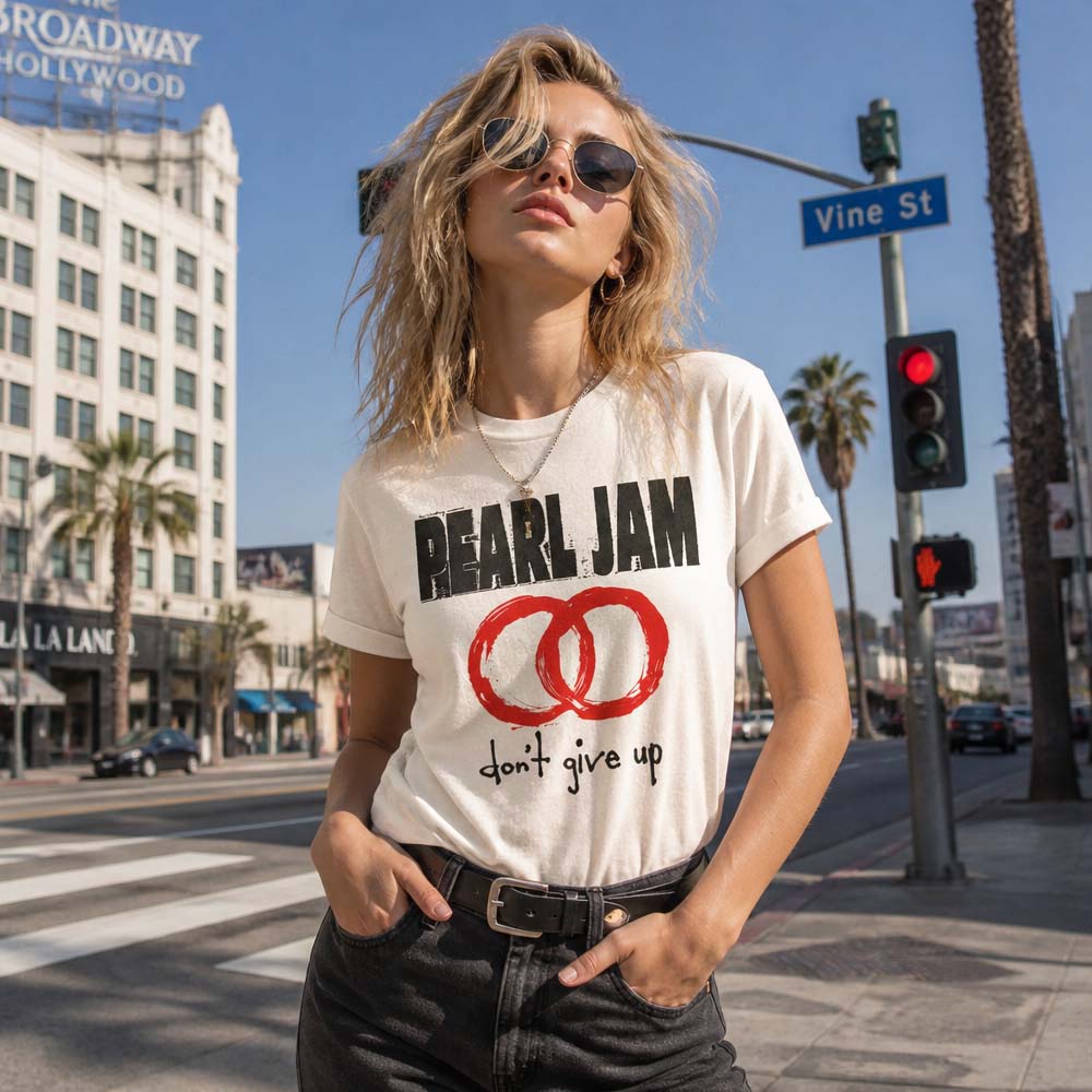 
                  
                    PEARL JAM パールジャム - Don't Give Up / Tシャツ / メンズ
                  
                