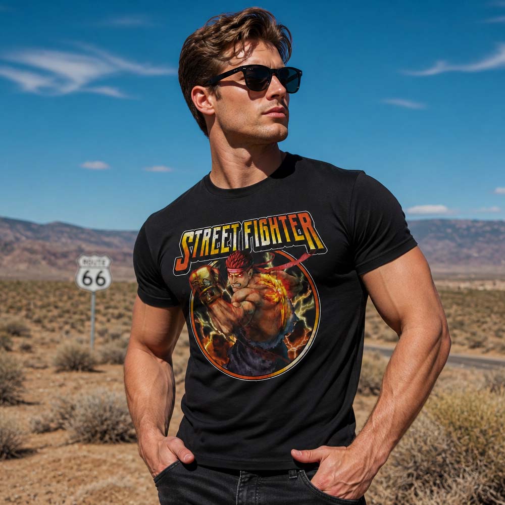 
                  
                    STREET FIGHTER ストリートファイター - LIGHTNING RYU / Tシャツ / メンズ
                  
                