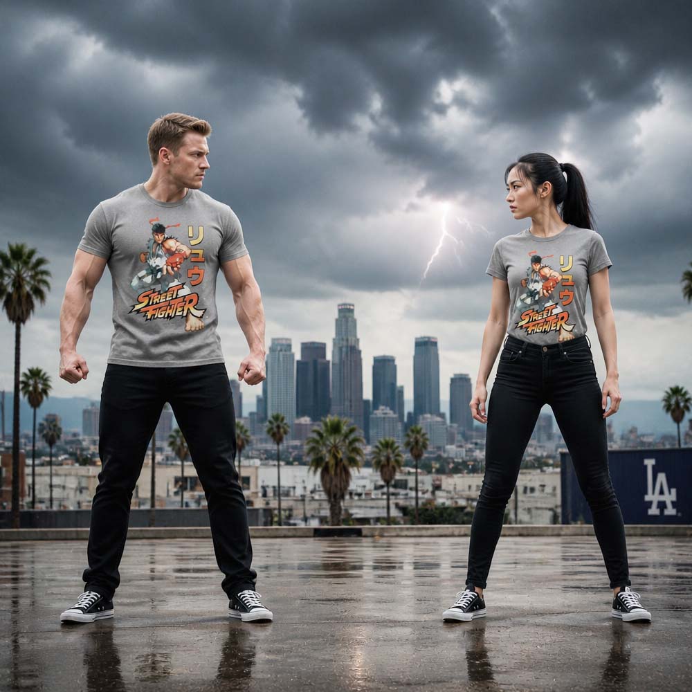 
                  
                    STREET FIGHTER ストリートファイター - FIGHTER RYU POSE / Tシャツ / メンズ
                  
                