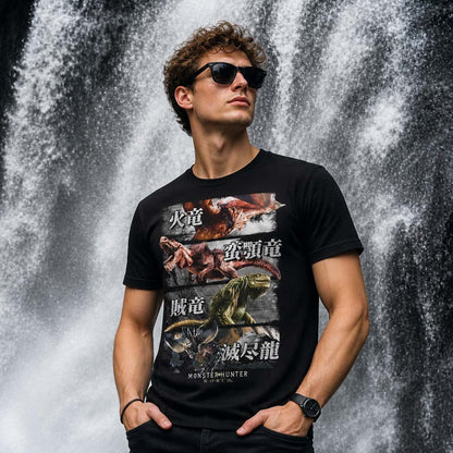 【予約商品】 MONSTER HUNTER モンスターハンター - 4 MONSTERS / Tシャツ / メンズ