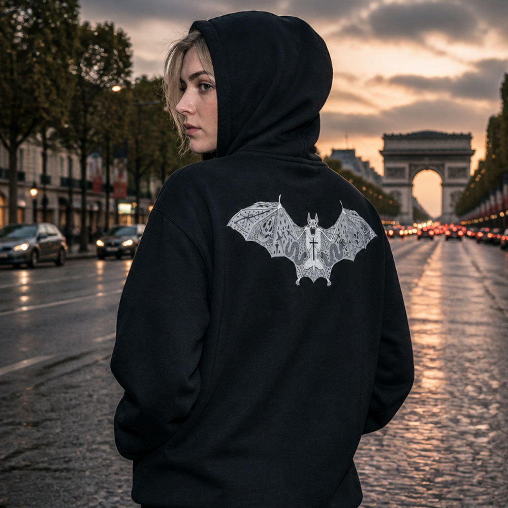 
                  
                    【予約商品】 OZZY OSBOURNE オジーオズボーン - Tattoo Bat / ジップ / スリーブ&バックプリントあり / パーカー・スウェット / メンズ
                  
                