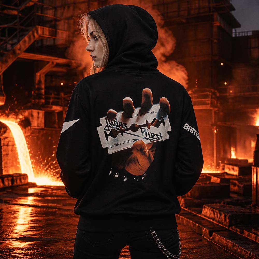 
                  
                    【予約商品】 JUDAS PRIEST ジューダスプリースト - British Steel / スリーブ&バックプリントあり / パーカー・スウェット / メンズ
                  
                