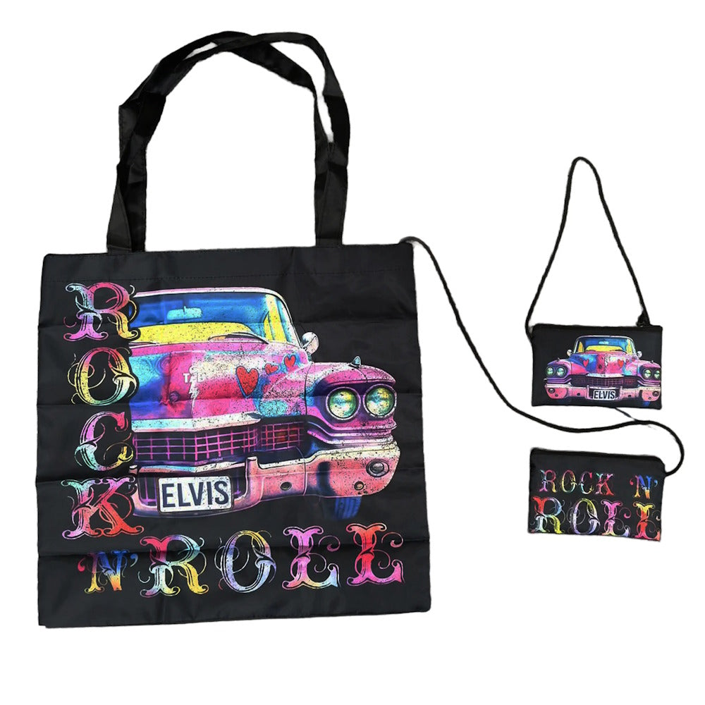 
                  
                    ELVIS PRESLEY - (EPiC 映画 公開 記念 ) - Bag with Pouch / Rock N Roll Caddy
                  
                