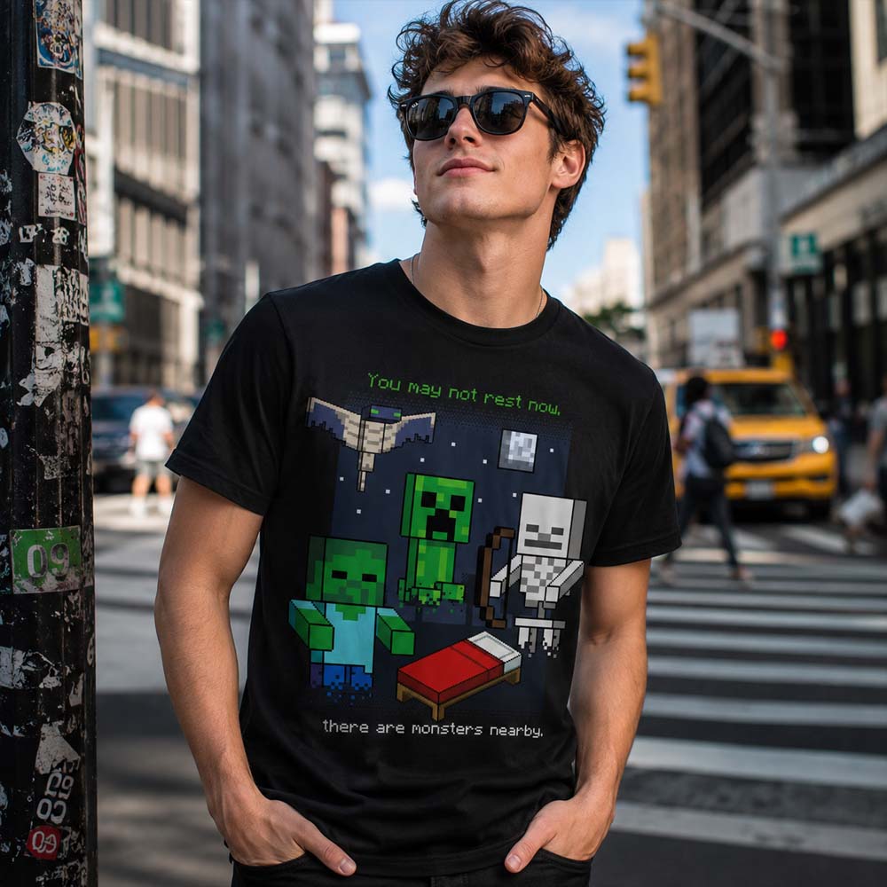 
                  
                    MINECRAFT マインクラフト - You May Not Rest / Tシャツ / メンズ
                  
                