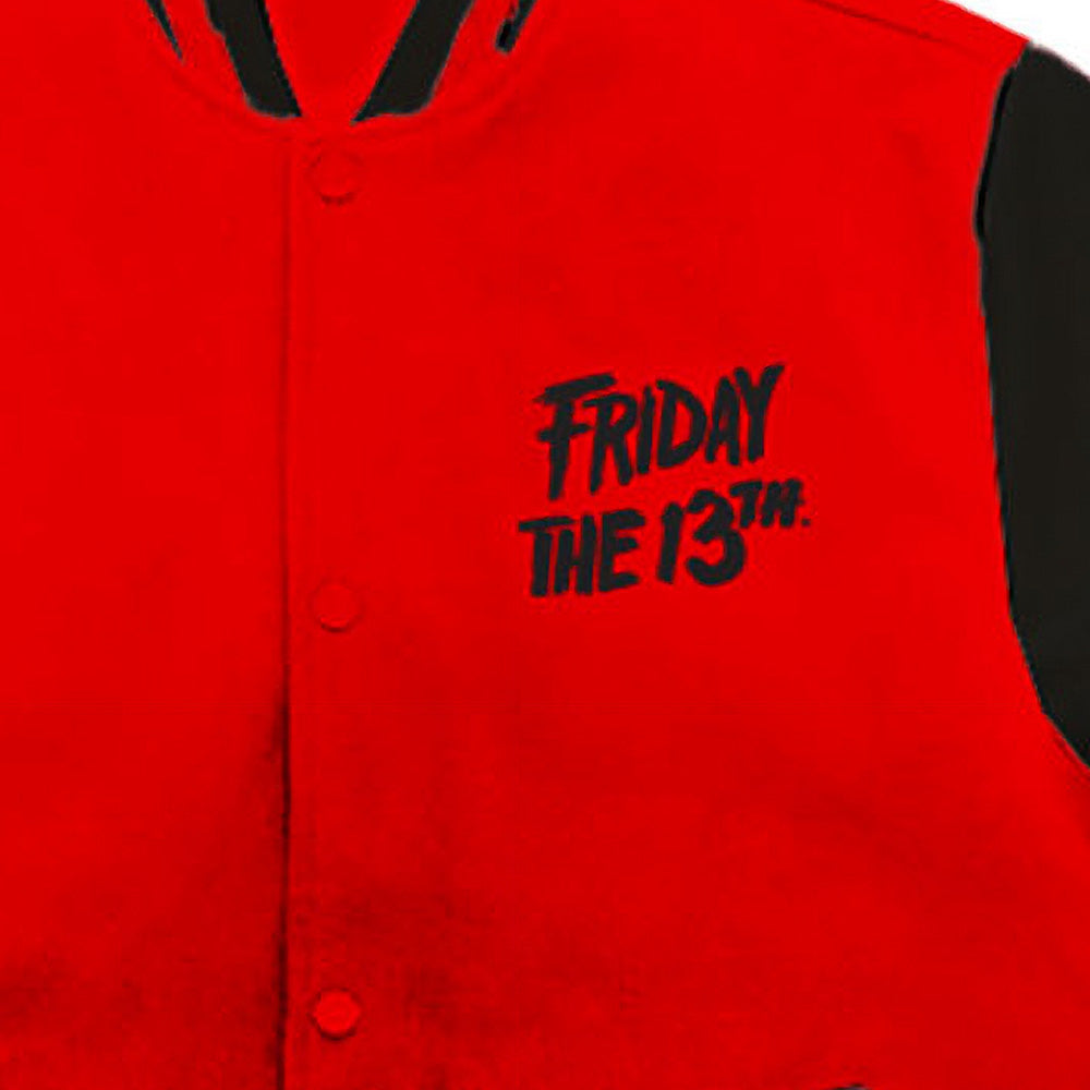 【予約商品】 FRIDAY THE 13TH 13日の金曜日 - Jason Jumbo Mask Back / バックプリントあり / VARSITY JACKET / アウター / メンズ