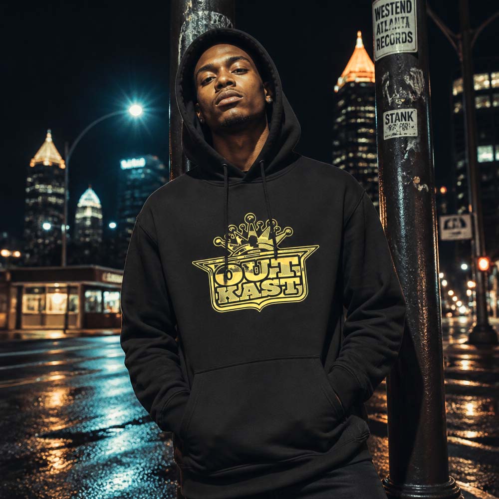 
                  
                    【予約商品】 OUTKAST アウトキャスト - Yellow Logo / スリーブプリントあり / パーカー・スウェット / メンズ
                  
                