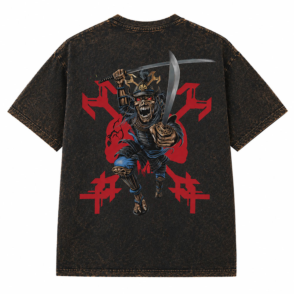 
                  
                    【予約商品】 IRON MAIDEN アイアンメイデン (11月 来日 記念 ) - The Shogun / ガーメントダイヴィンテージウォッシュ加工プレミアム / 限定生産 / バックプリントあり / Tシャツ / メンズ
                  
                
