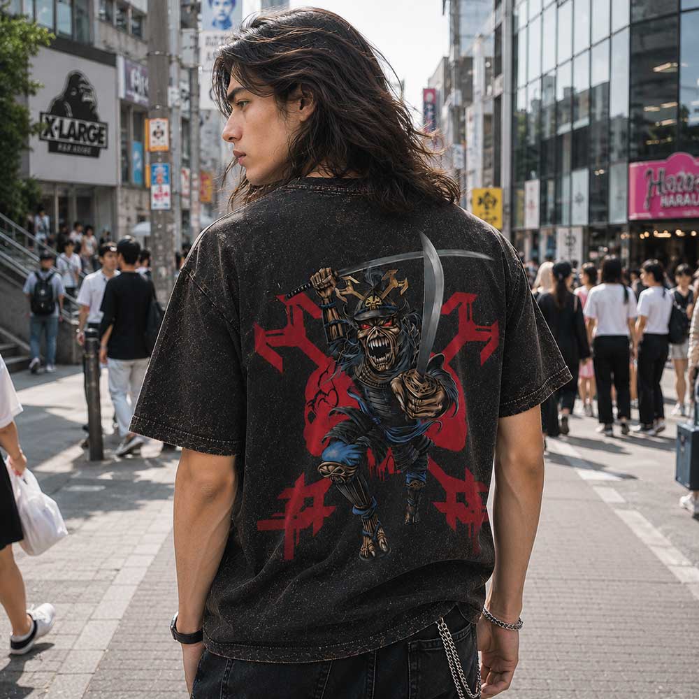 
                  
                    【予約商品】 IRON MAIDEN アイアンメイデン (11月 来日 記念 ) - The Shogun / ガーメントダイヴィンテージウォッシュ加工プレミアム / Tシャツ / メンズ
                  
                