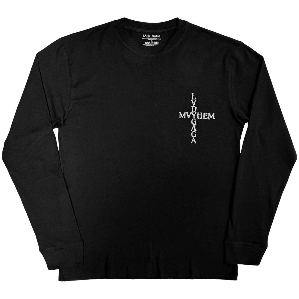 【予約商品】 LADY GAGA レディーガガ - Mayhem / バックプリントあり / 長袖 / Tシャツ / メンズ