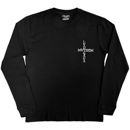 【予約商品】 LADY GAGA レディーガガ - Mayhem / バックプリントあり / 長袖 / Tシャツ / メンズ