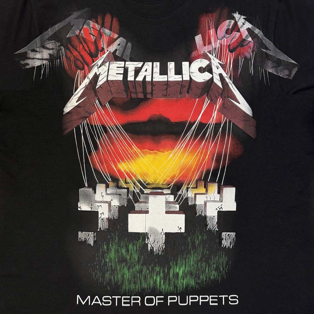 
                  
                    METALLICA メタリカ (結成 45周年 ) - Master Of Puppets Jumbo / バックプリントあり / Tシャツ / メンズ
                  
                