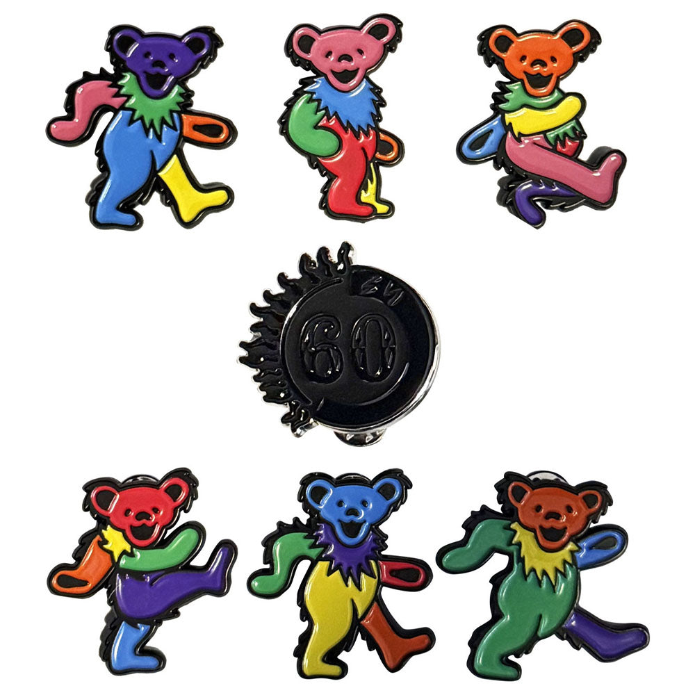 
                  
                    GRATEFUL DEAD グレイトフルデッド - Multicoloured Dancing Bears / 7個セット / バッジ
                  
                