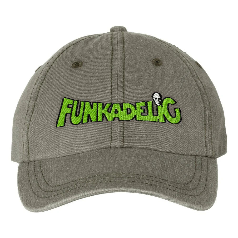 FUNKADELIC - (ジョージクリントン 生誕85年 ) - Logo Pigment Dyed Olive
