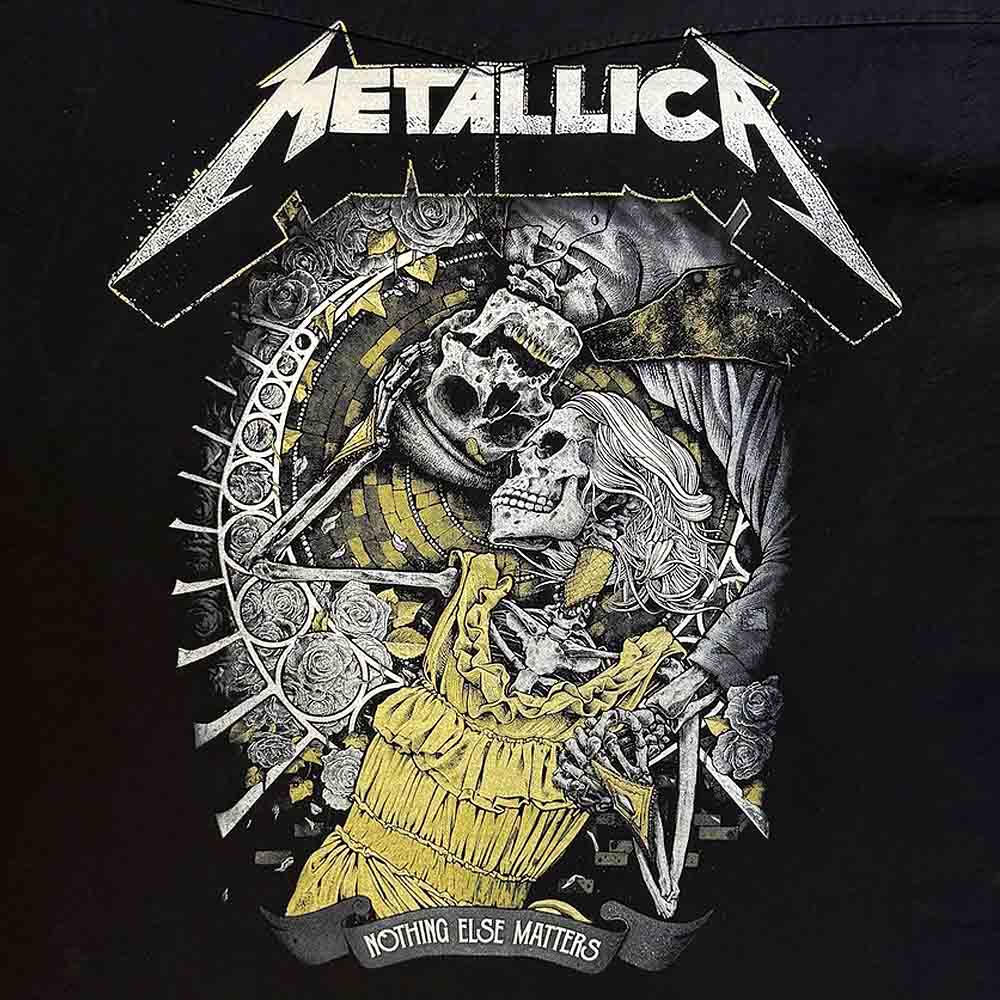 METALLICA メタリカ (結成 45周年 ) - NOTHING ELSE MATTERS / バックプリントあり / ノースリーブ・ワーカーシャツ / トップス / メンズ