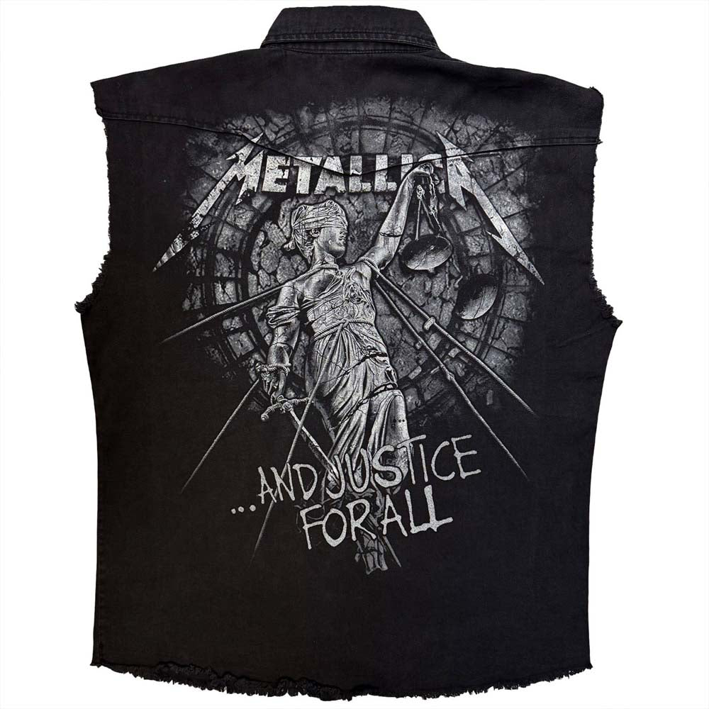 
                  
                    METALLICA メタリカ (結成 45周年 ) - STONED JUSTICE / バックプリントあり / ノースリーブ・ワーカーシャツ / トップス / メンズ
                  
                
