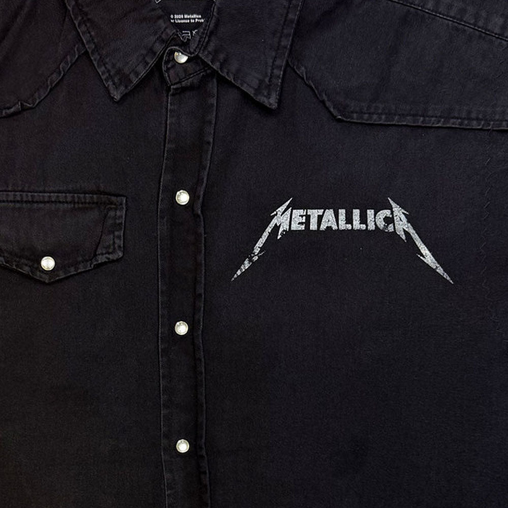 
                  
                    METALLICA メタリカ (結成 45周年 ) - STONED JUSTICE / バックプリントあり / ノースリーブ・ワーカーシャツ / トップス / メンズ
                  
                